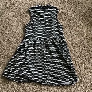 Patterned Black Dress